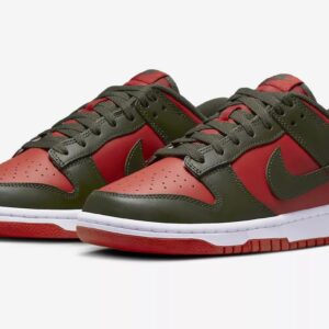Nike Dunk Low “Oil Green/University Red”